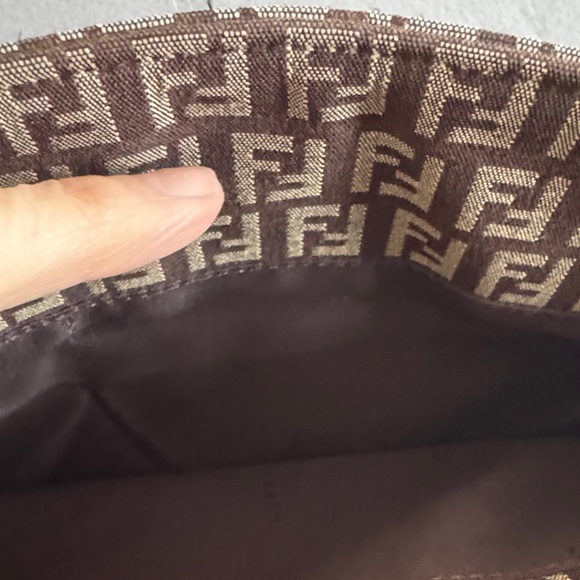 Fendi Zucca tote Brown and Cream Tote - Picture 5 of 9